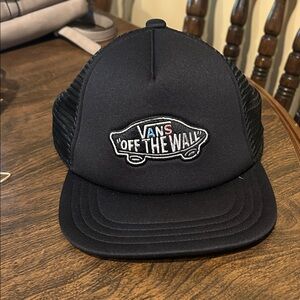 Vans Classic Black Trucker Hat